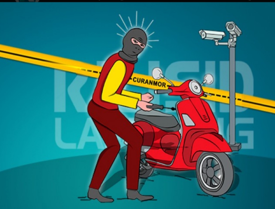 Lupa Cabut Kunci, Maling Gasak Scoppy, Ditangkap setelah Dua Hari