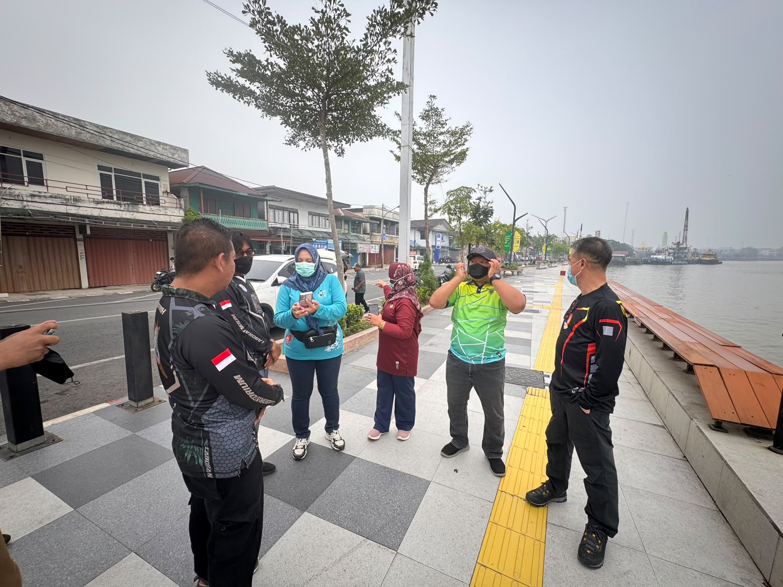 Kabut Asap Kembali Menebal, Pemkab Berau Minta Warga Pakai Masker dan Kembali BDR