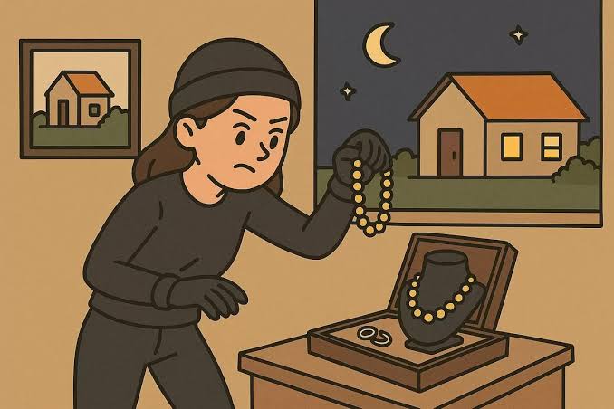 Gasak Emas Tetangga, IRT Tukar dengan Emas Muda