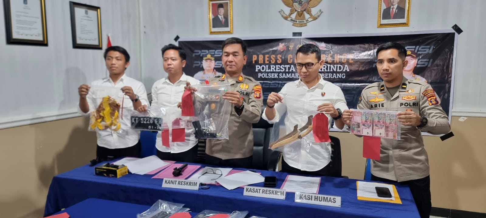 Komplotan Perampok di Samarinda Seberang Diringkus, Beraksi dengan Menyamar Jadi Kurir